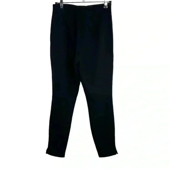 Elizabeth And James Black Slim Leg Exposed Front Zipper Pant - Picture 3 of 9
